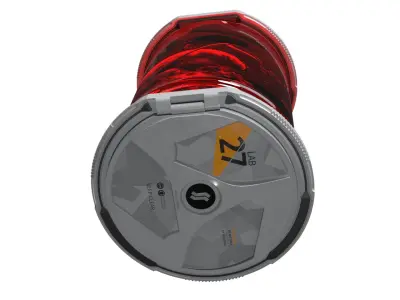 Experimental Fetal Entity Capsule Red 3D model