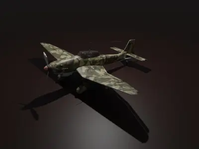 germany ww2 airfighter 3D model
