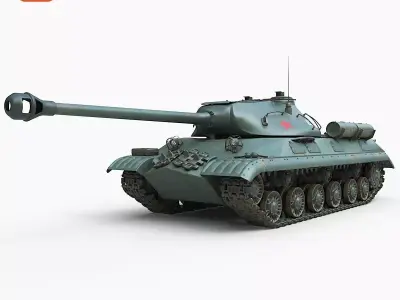 Tank IS 3M Corona 3D model