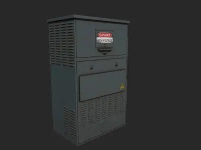  Electrical Box 1 Low-poly 3D model