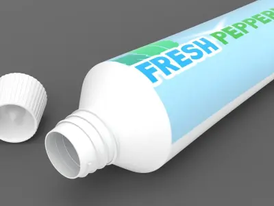 collapsible tube 3D model
