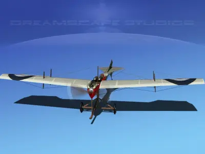 Antoinette Monoplane V02 3D model
