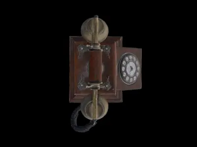 Vintage Phone 3D model