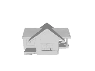 House 3d Model Low-poly 3D model