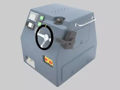 Boat Control panels 3D model