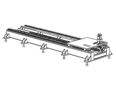 Custom Linear Transfer Shuttle 3D model