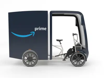 Amazon delivery bike 3D model