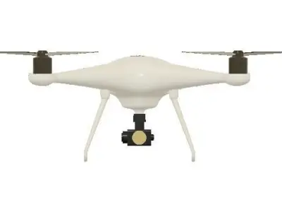 Drone dji phantom quadcopter 3D model purchase