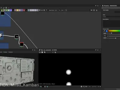 Military Radio In Substance Designer Tutorial 3D model