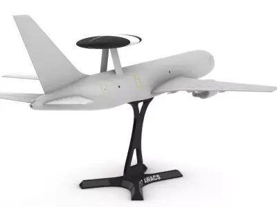 Boeing E-767 AWACS 3D print model purchase