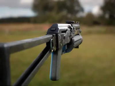 Animated PP19 SMG Weapon Pack Low-poly 3D model