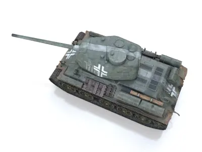 Panzerkampfwagen 747 R - T-34 85 3D model