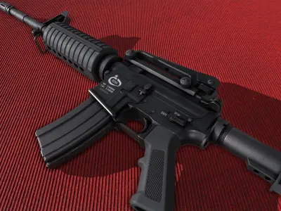 M4A1 Rifle Low-poly 3D model purchase