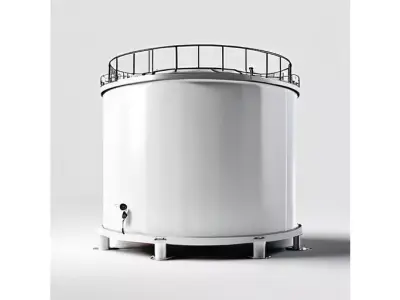 Industrial Machine Oil Reservoir Tank for 3D print 3D model