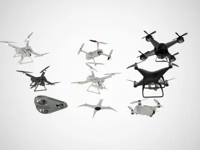 Dji drone  3D model