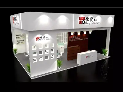 Exhibition - Area - 7X9-3DMAX2009-032 3D model