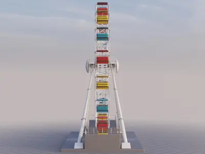 Ferris Wheel  purchase 3D model