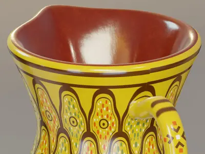  Moroccan water pitcher  3D model