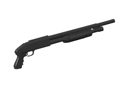 Mossberg 500 shotgun 3D model purchase