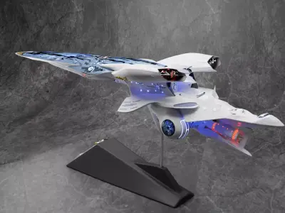 Legend of Galactic Heroes DNT Brunhild 1-8000 Scale  3D print model