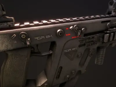 Kriss Vector Low-poly 3D model