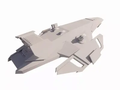 Spaceship-spacecraft-Ultra10 3D model