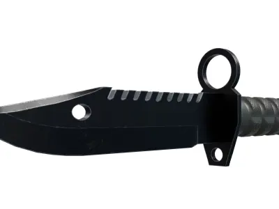 M9 Bayonet - Low Poly Game Ready Low-poly 3D model