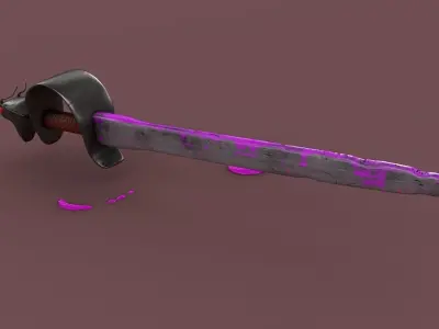 Dragon Blood Sword 3D model