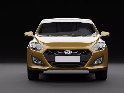 Hyundai i30 Metallic Brown 3D model