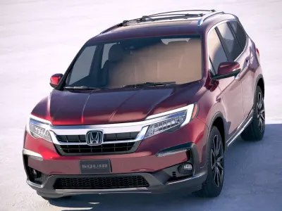 Honda Pilot 2019 3D model purchase