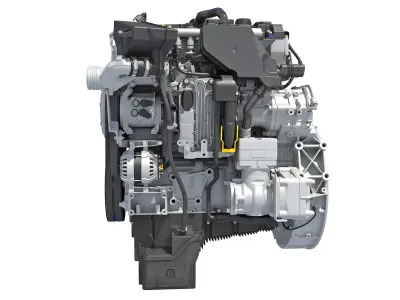 Diesel Engine 3D model get