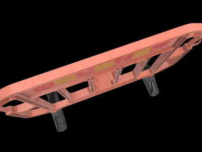safety barrier 3D model