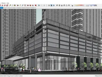 Sketchup Office building 150 3D model