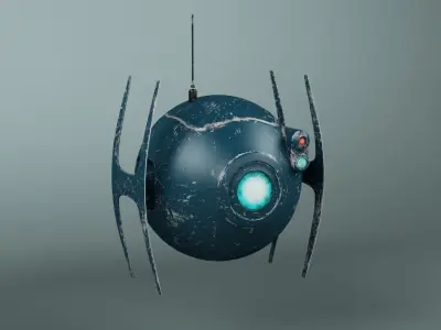 Drone 01 3D model purchase
