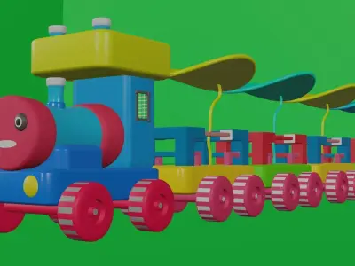 train  3D model