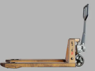 Pallet Truck 3D model Low-poly 3D model