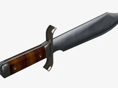 Bowie Knife 3D model purchase