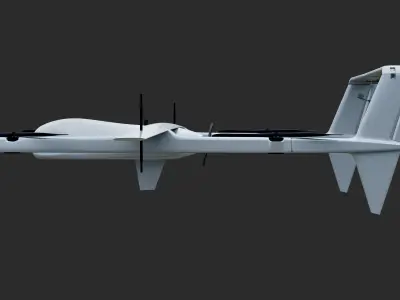 Poseidon UAV 3D Model unmanned aerial vehicle 3D model 3D model