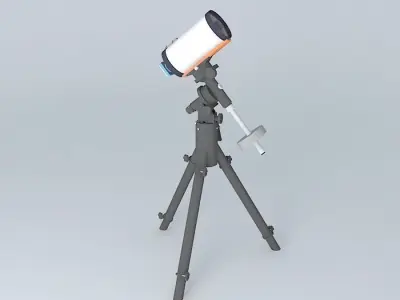 Telescope C11  Free 3D model