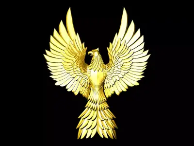 Rare Garuda Bird 3D model