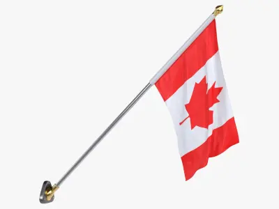  Canada Cloth Flag Wall Mount Animated 