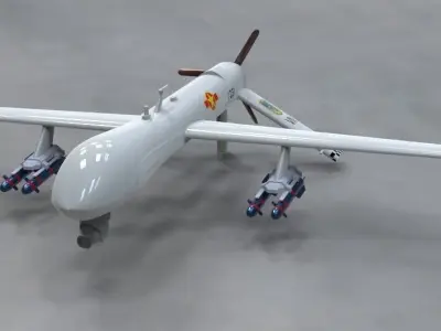 US DRONE 3D model