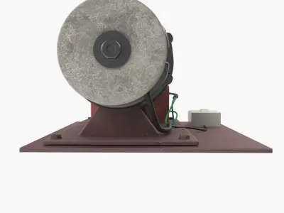 Grindstone handmade vray da1 Free low-poly 3D model