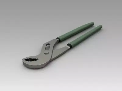 Pliers 3D model 2