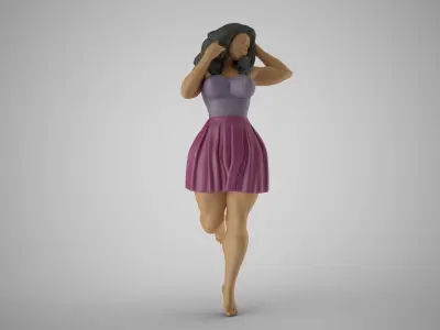Woman in the Mirror 7 3D print model