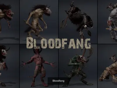 All Beasts Bundle Part 1 3D Model Pack