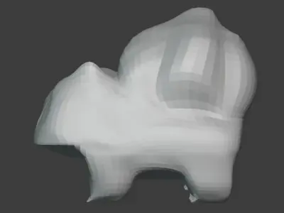 Bulbasaur pokemon 3D model