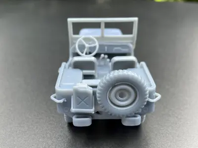 Jeep Willys 1-35 scale model kit 3D print model