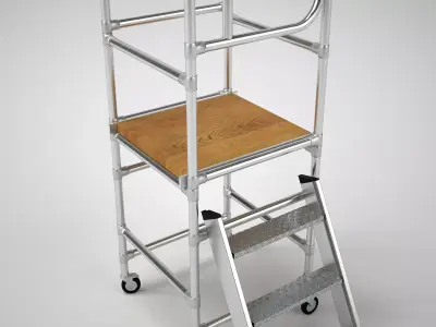 Scaffold tower 14 3D model