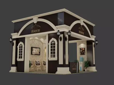 Exhibition - Area -6X6-3DMAX2009-10 3D model